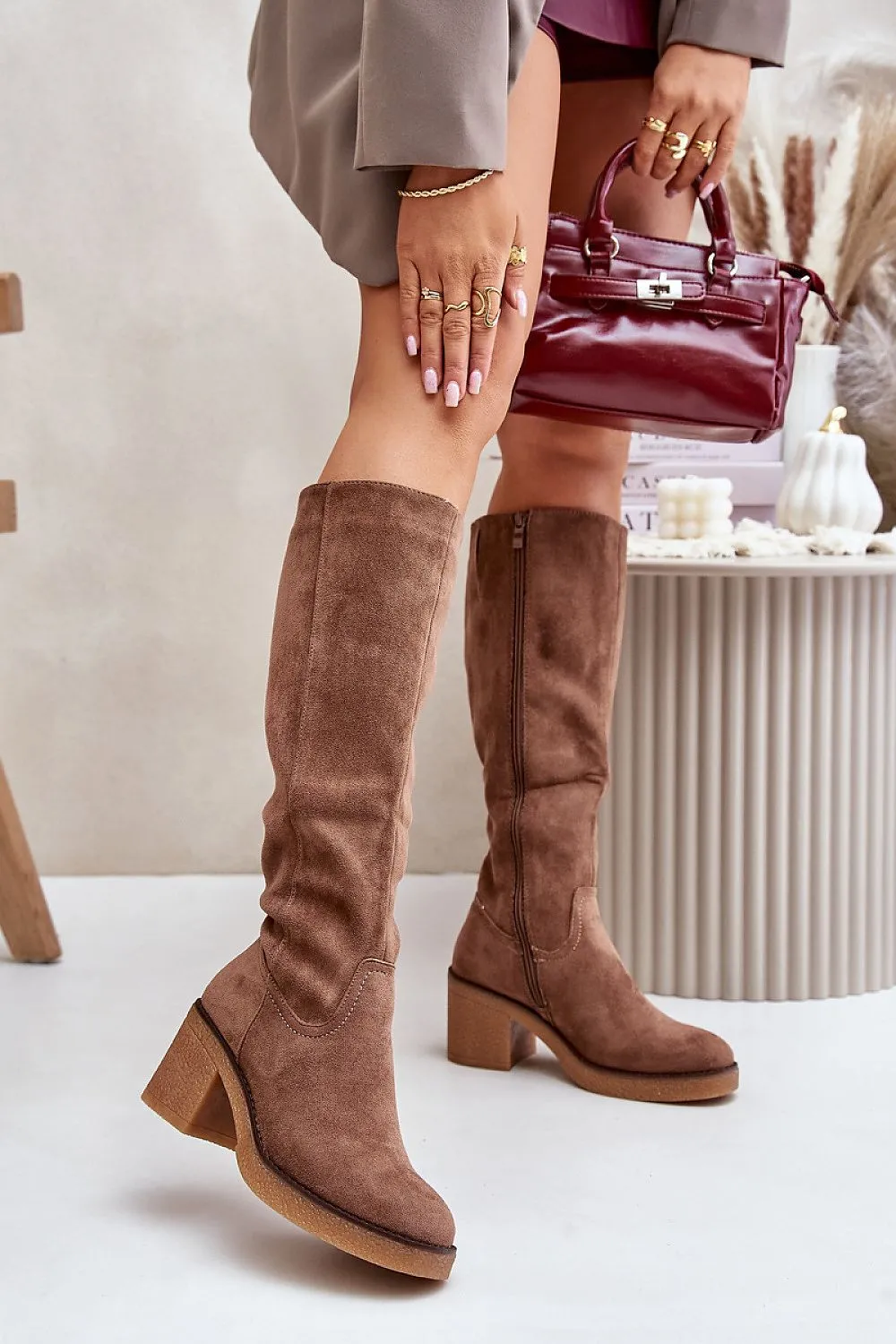 Heel boots