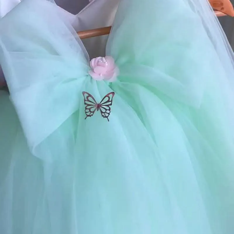 High-end customized  Flower baby Dress for TUTU dress embroidery girl princess dress