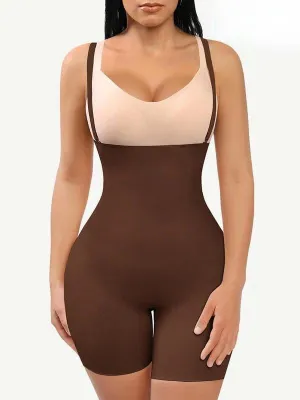 High Waist Tummy Control Shapewear Shorts with Adjustable Straps