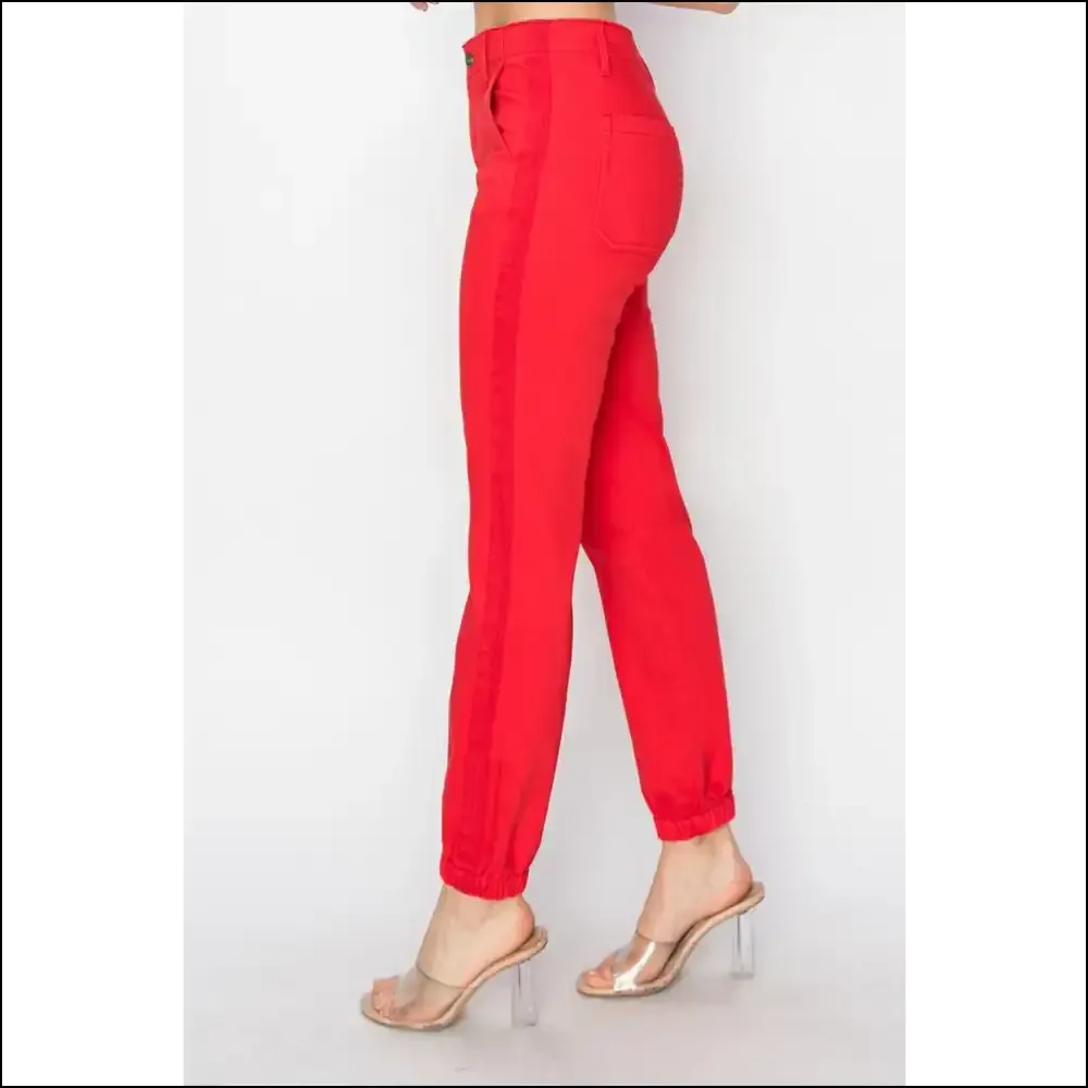 Hug your Curves and your Couch with Needful Things High Waisted Jogger Jeans!