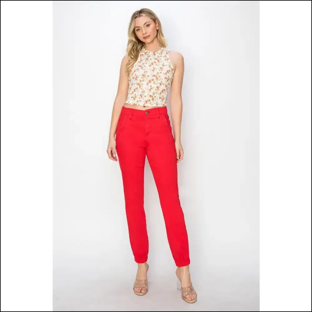 Hug your Curves and your Couch with Needful Things High Waisted Jogger Jeans!