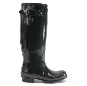 Hunter Original Gloss Rubber Women's Tall Wellington Boots - Navy