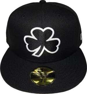 Irish Clover Black and White Custom Fitted