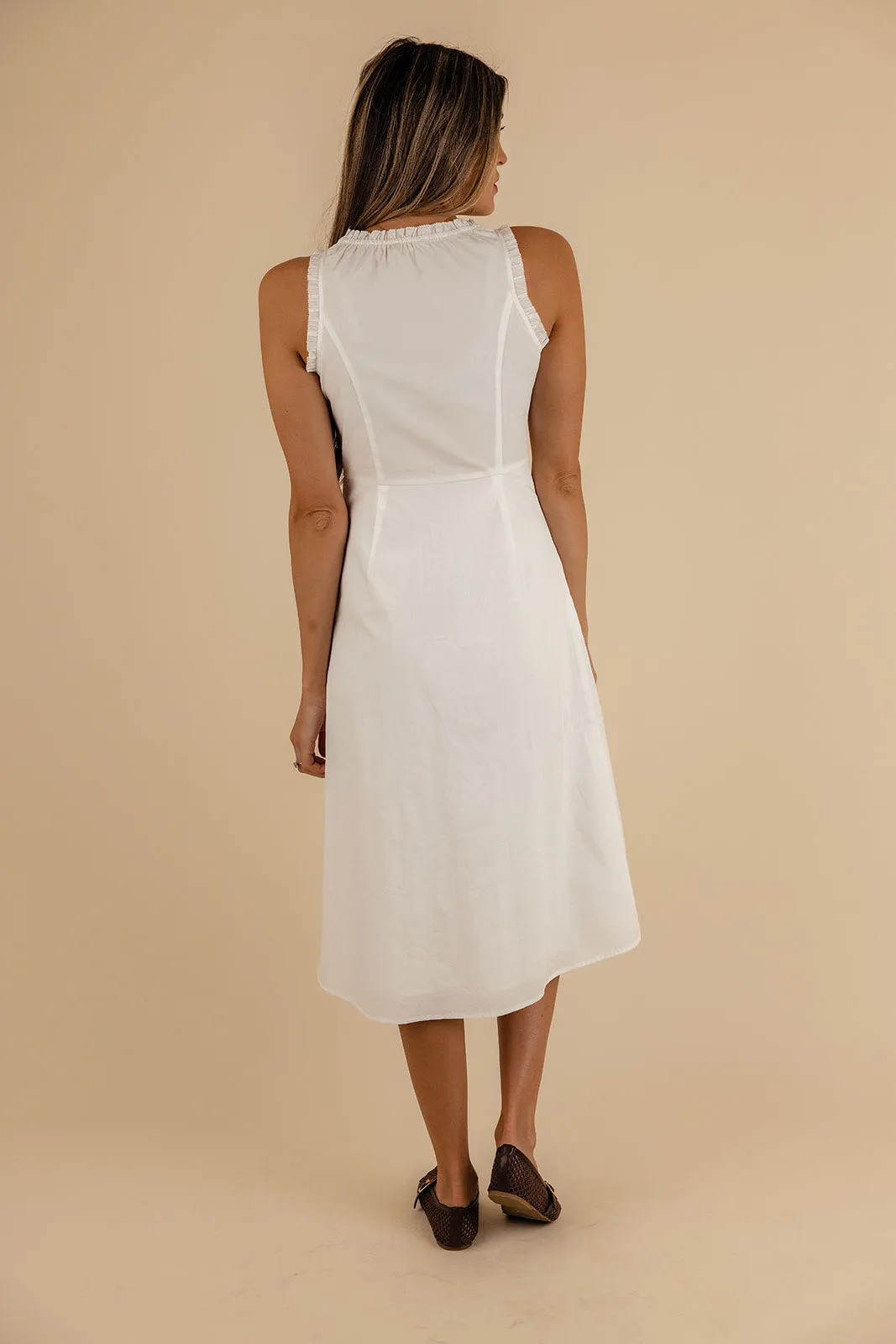 Isola Ruffle Tank Dress