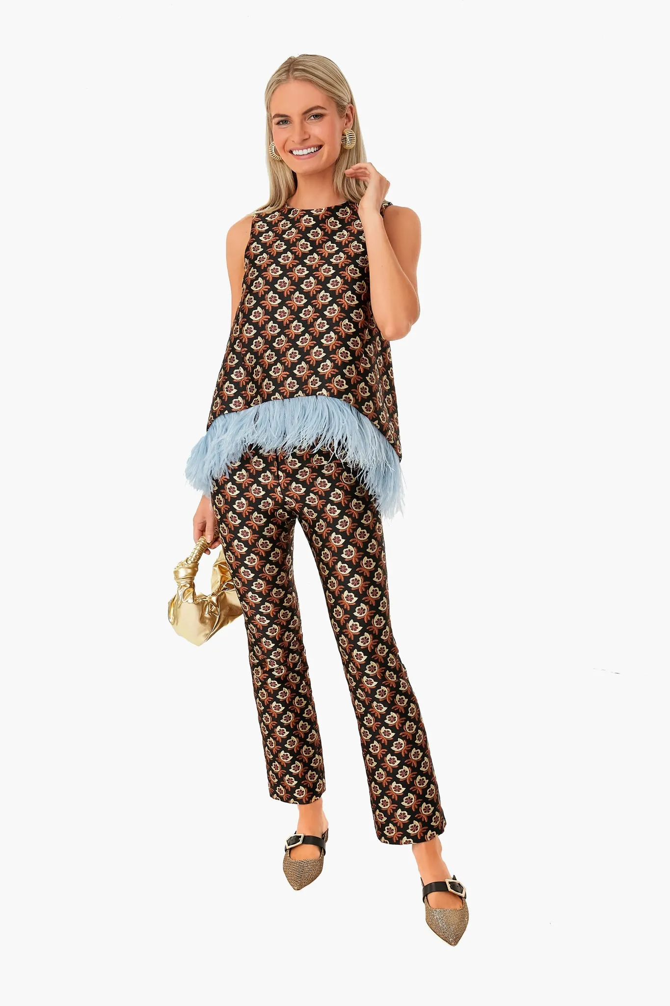 Jacquard Bella Feather La Scala Top