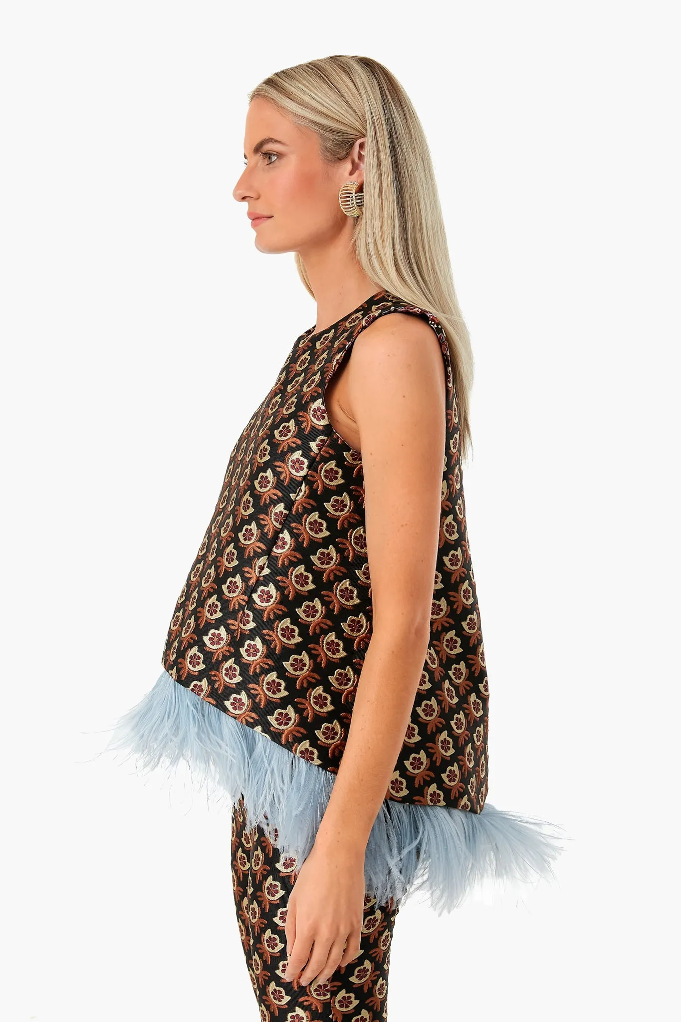 Jacquard Bella Feather La Scala Top