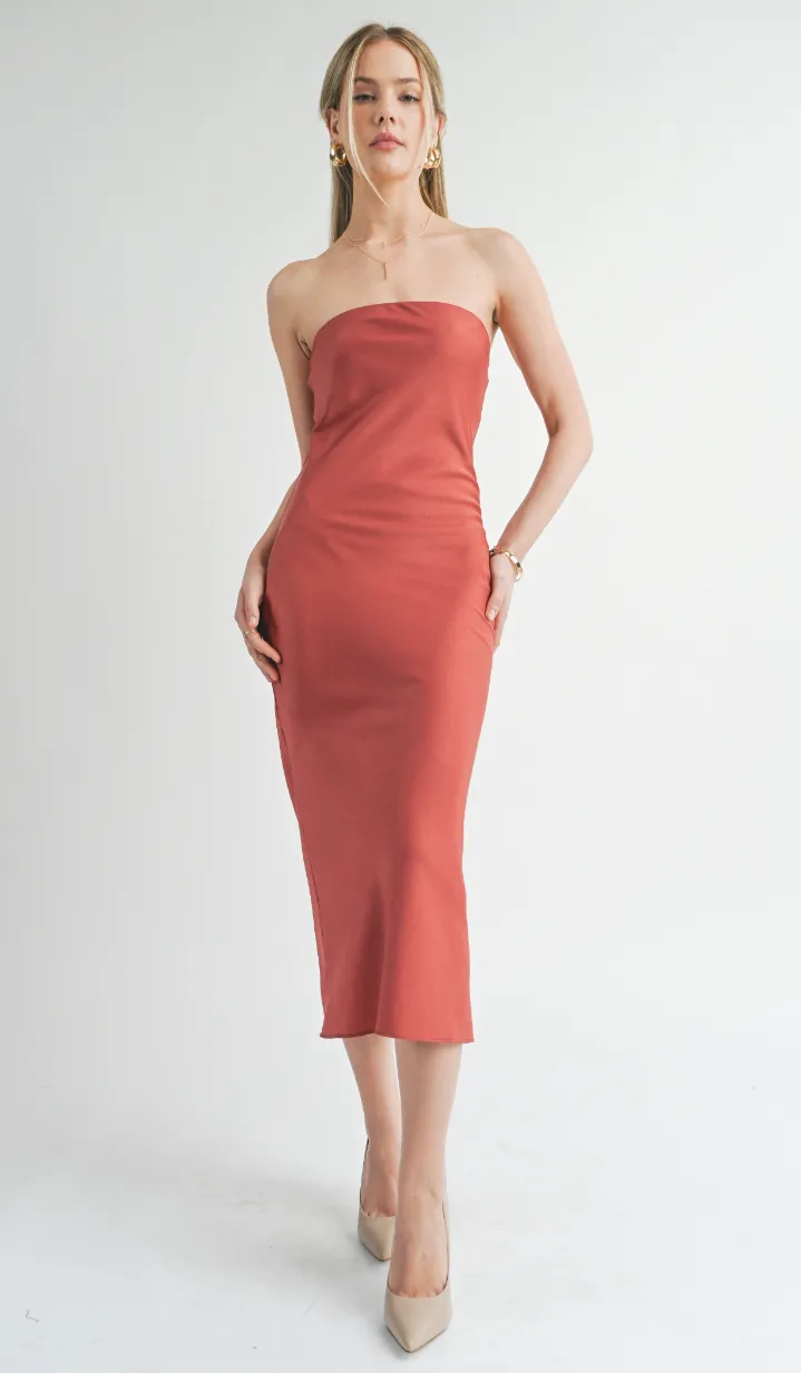 Jess Tube Midi Dress