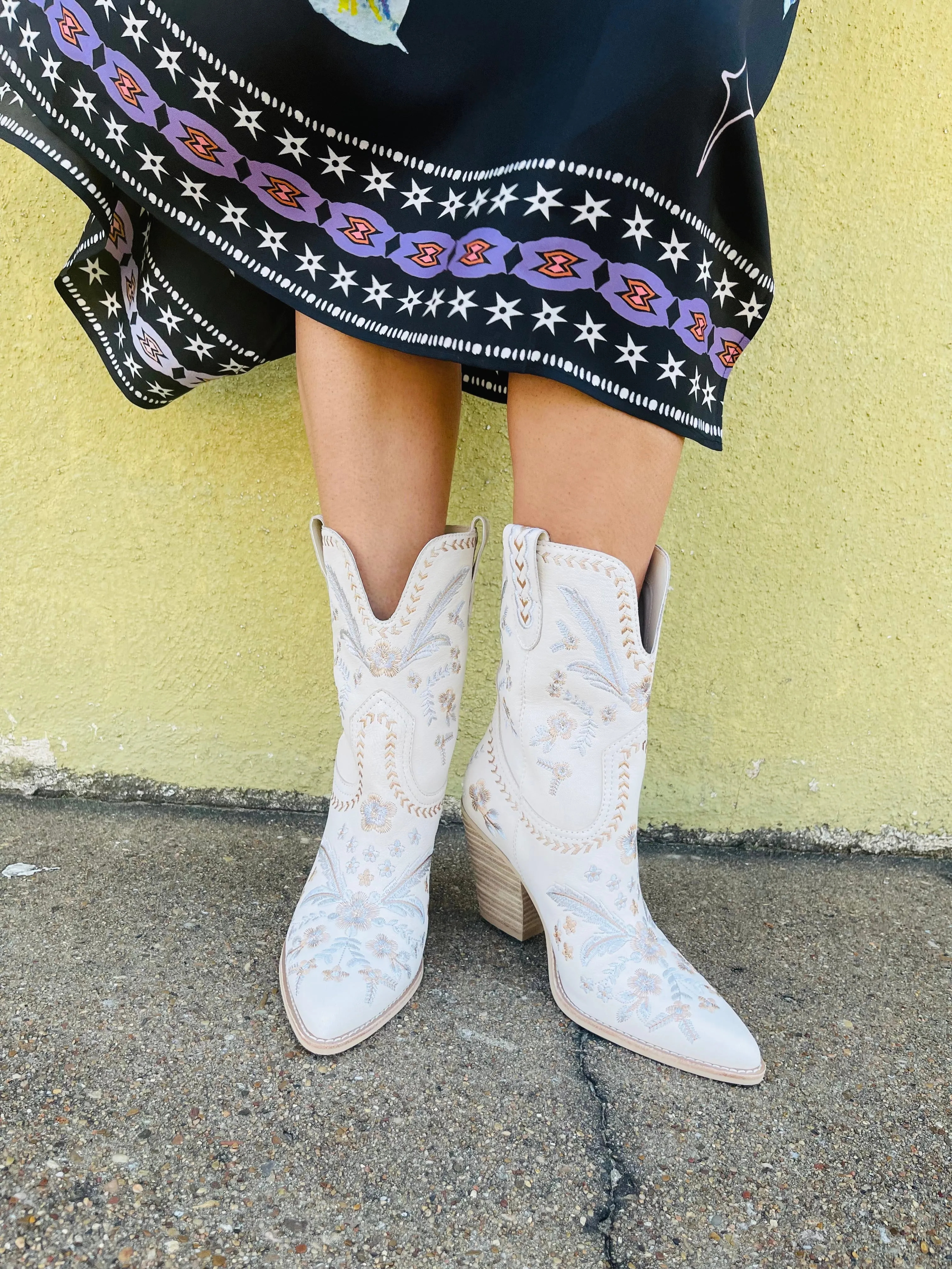 Jessey Floral Nubuck Boots