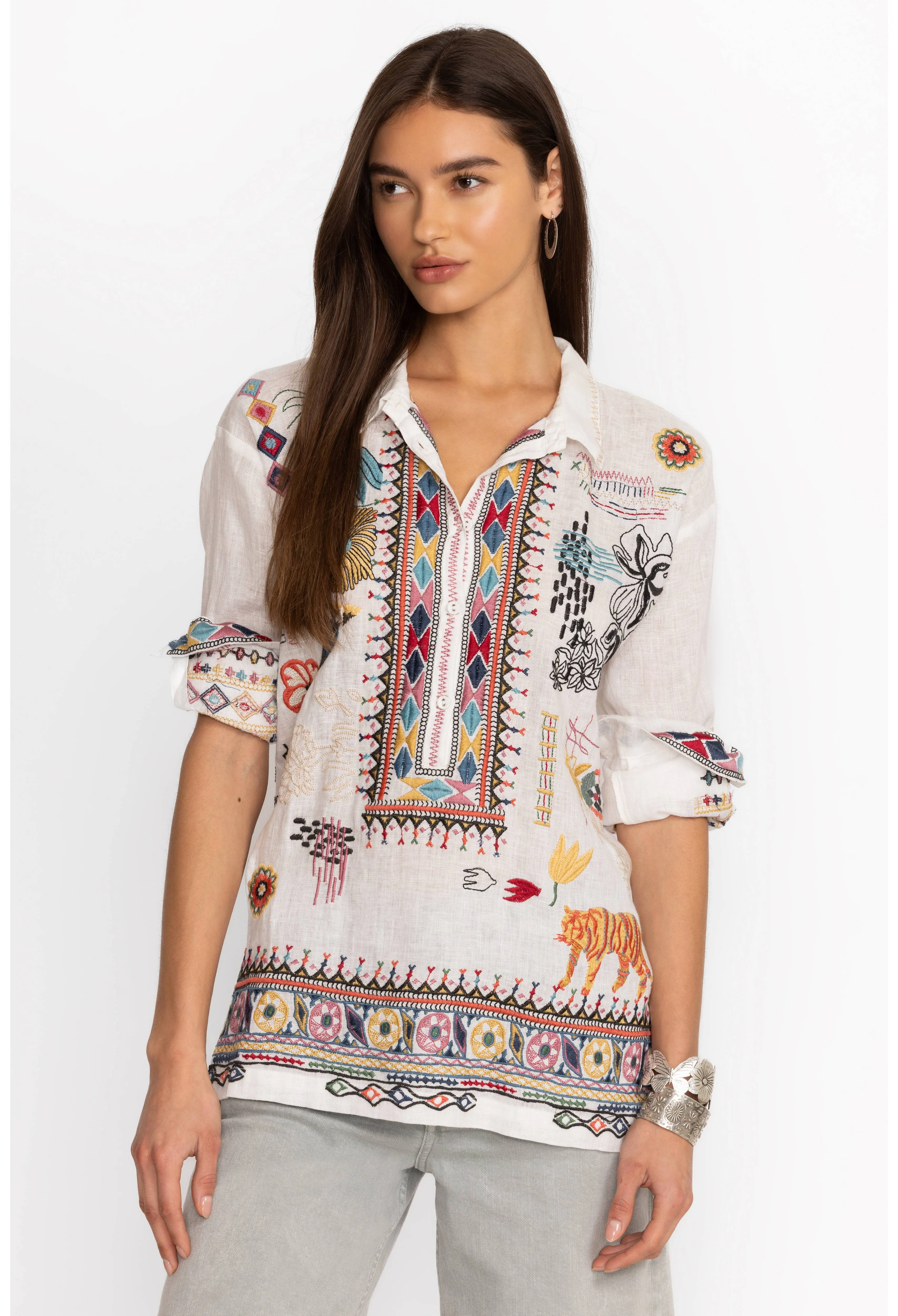 Johnny Was Simmie Blouse