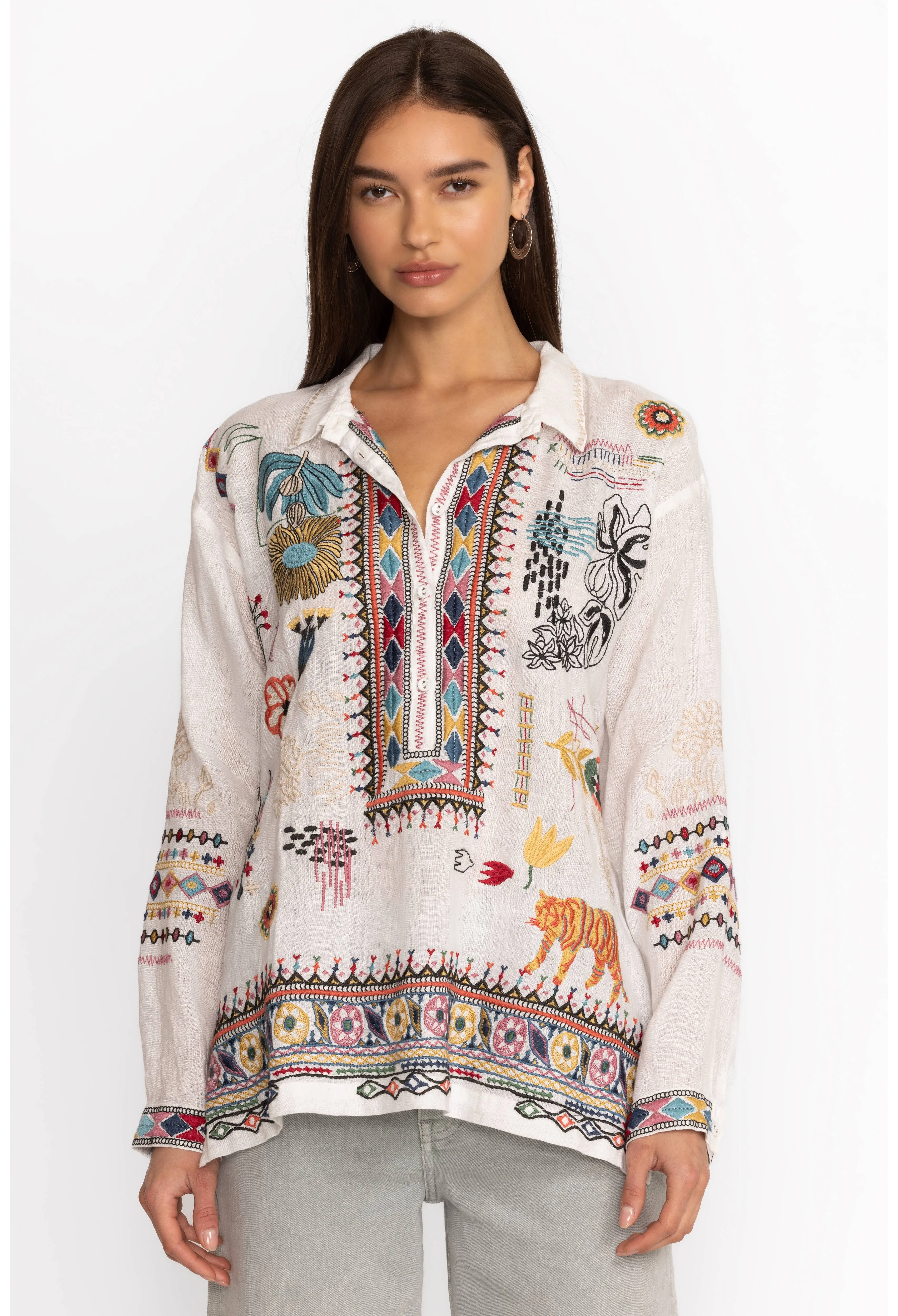 Johnny Was Simmie Blouse