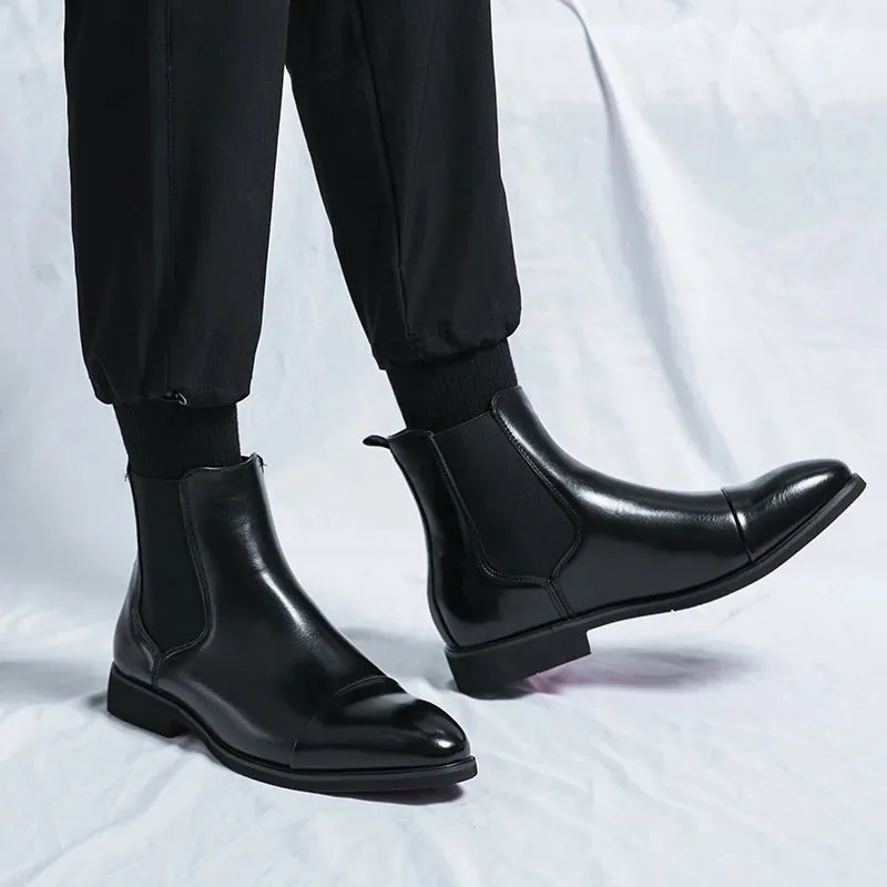 Jon-Morris Red Sole Ankle Boots