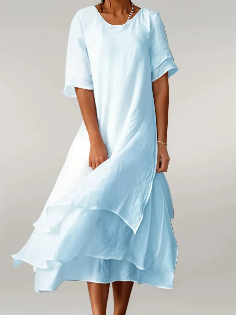 Judith – Graceful Layers Midi Dress