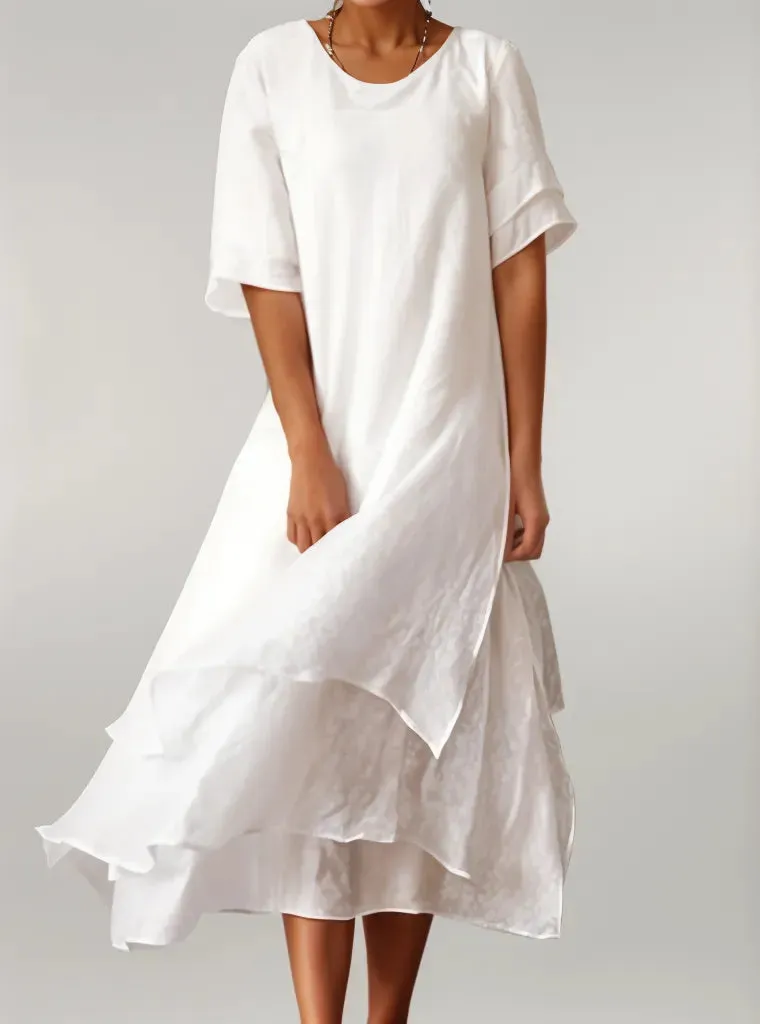 Judith – Graceful Layers Midi Dress