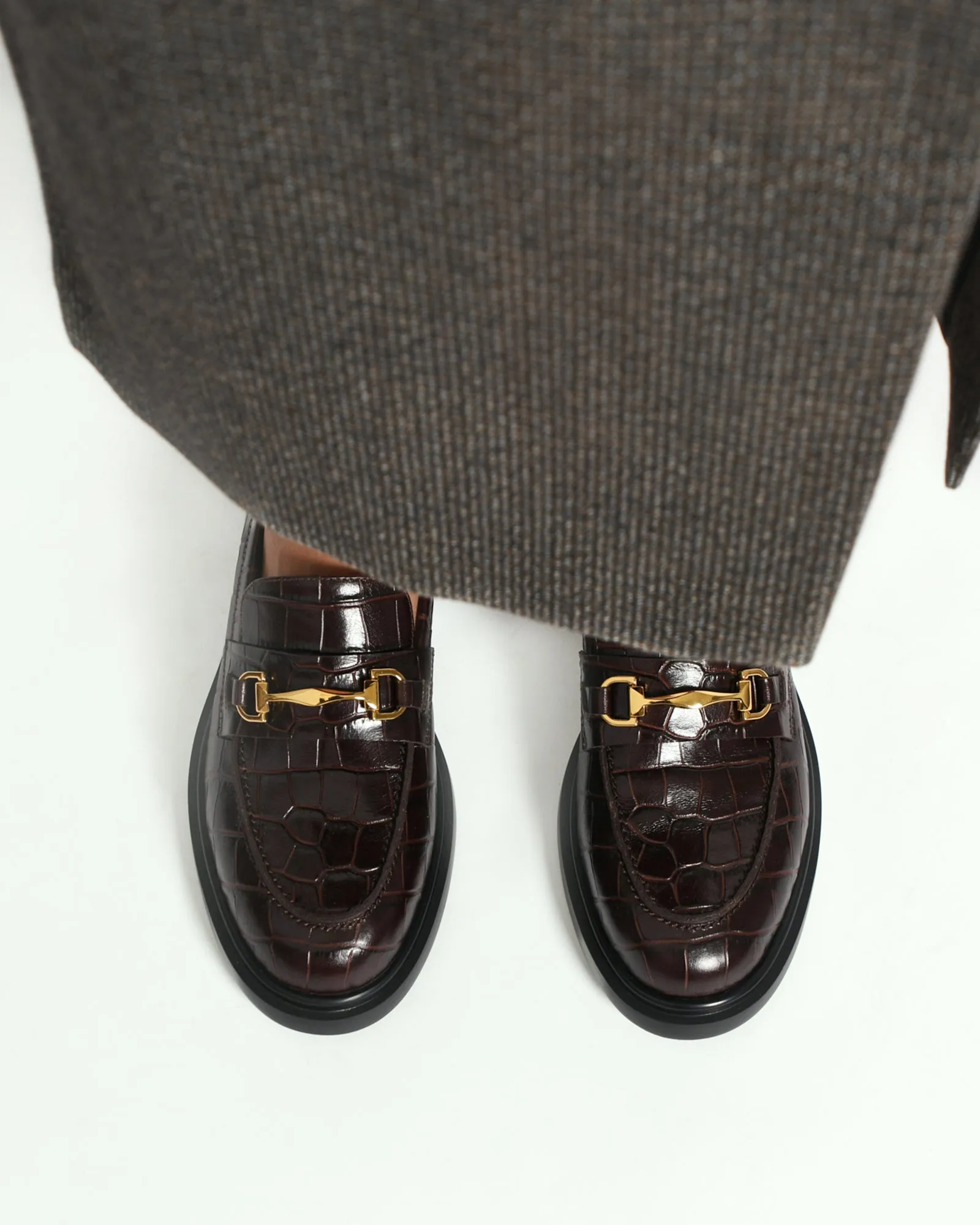 JULIO LOAFERS CHOCOLATE CROC