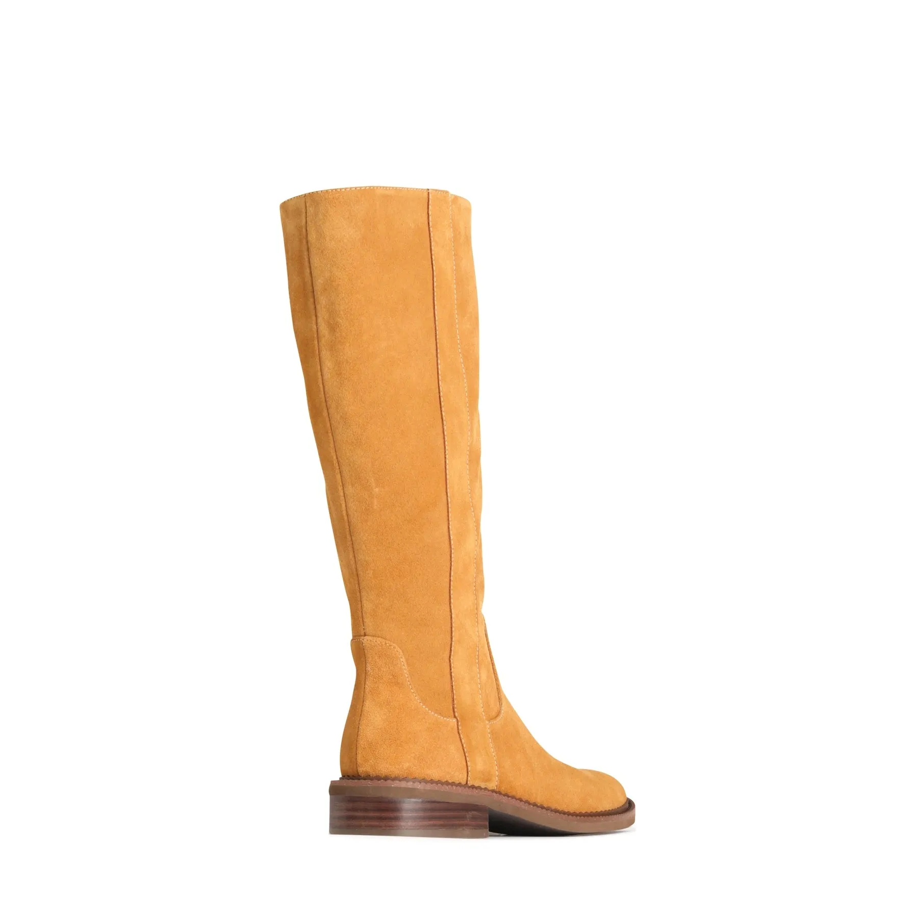 KARLYNN LEATHER SUEDE LONG BOOTS