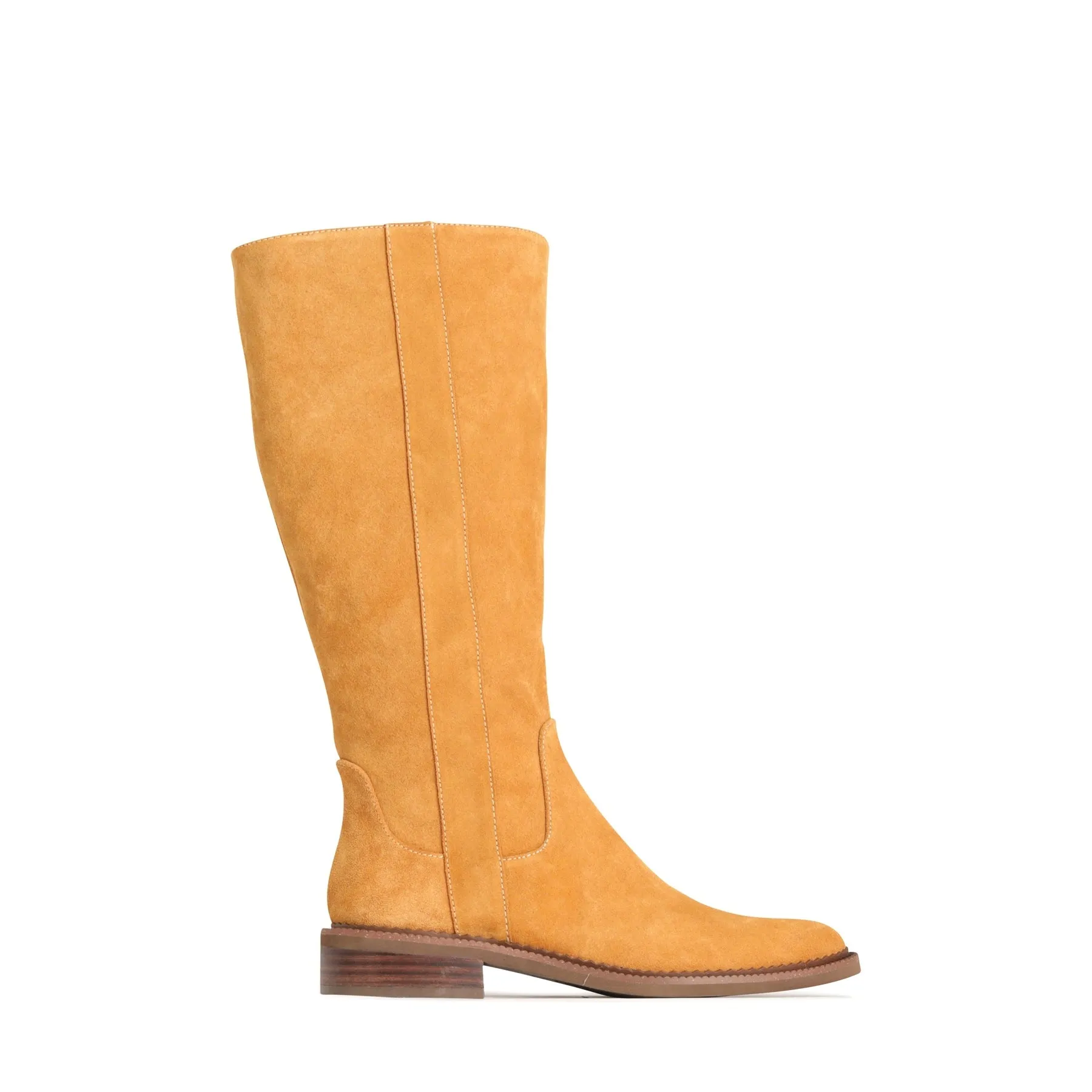 KARLYNN LEATHER SUEDE LONG BOOTS