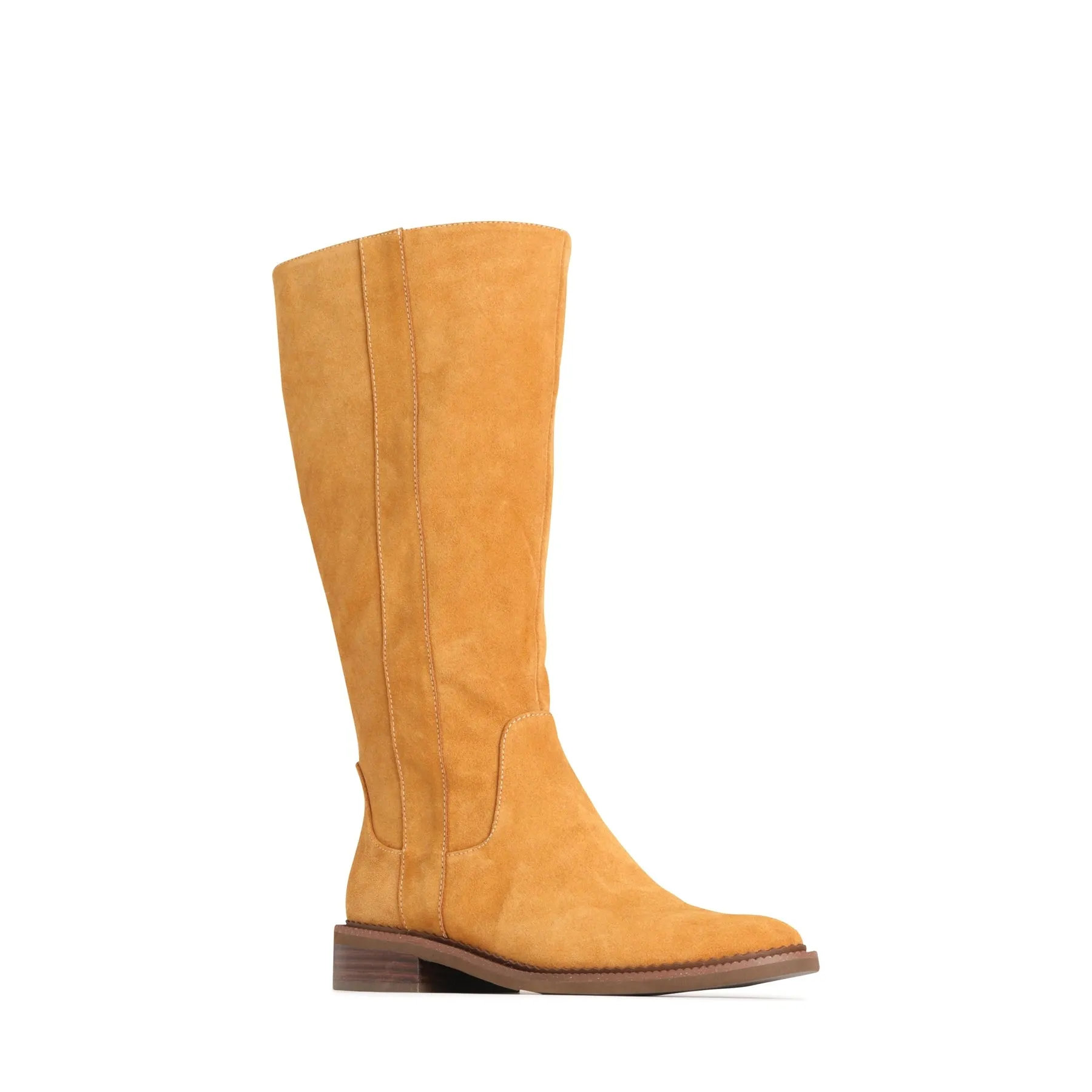 KARLYNN LEATHER SUEDE LONG BOOTS