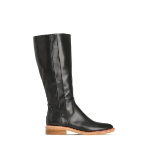 KARLYNN LEATHER SUEDE LONG BOOTS