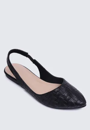 Kate Plait Comfy Ballerina In Black