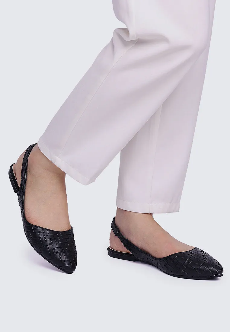 Kate Plait Comfy Ballerina In Black