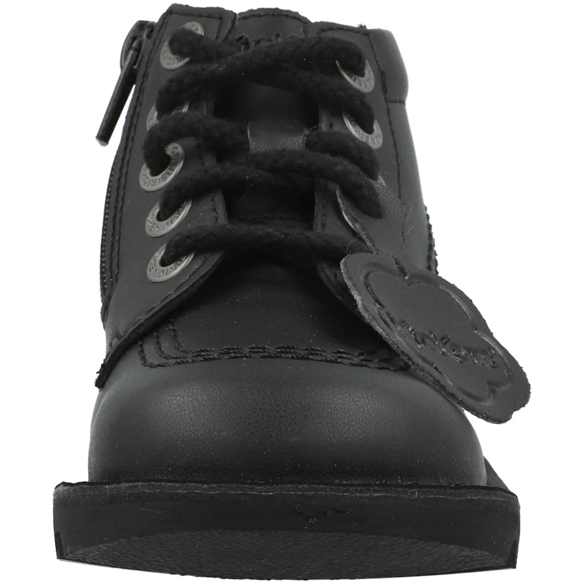Kickers Kick Hi Vegan Black Ankle Boots
