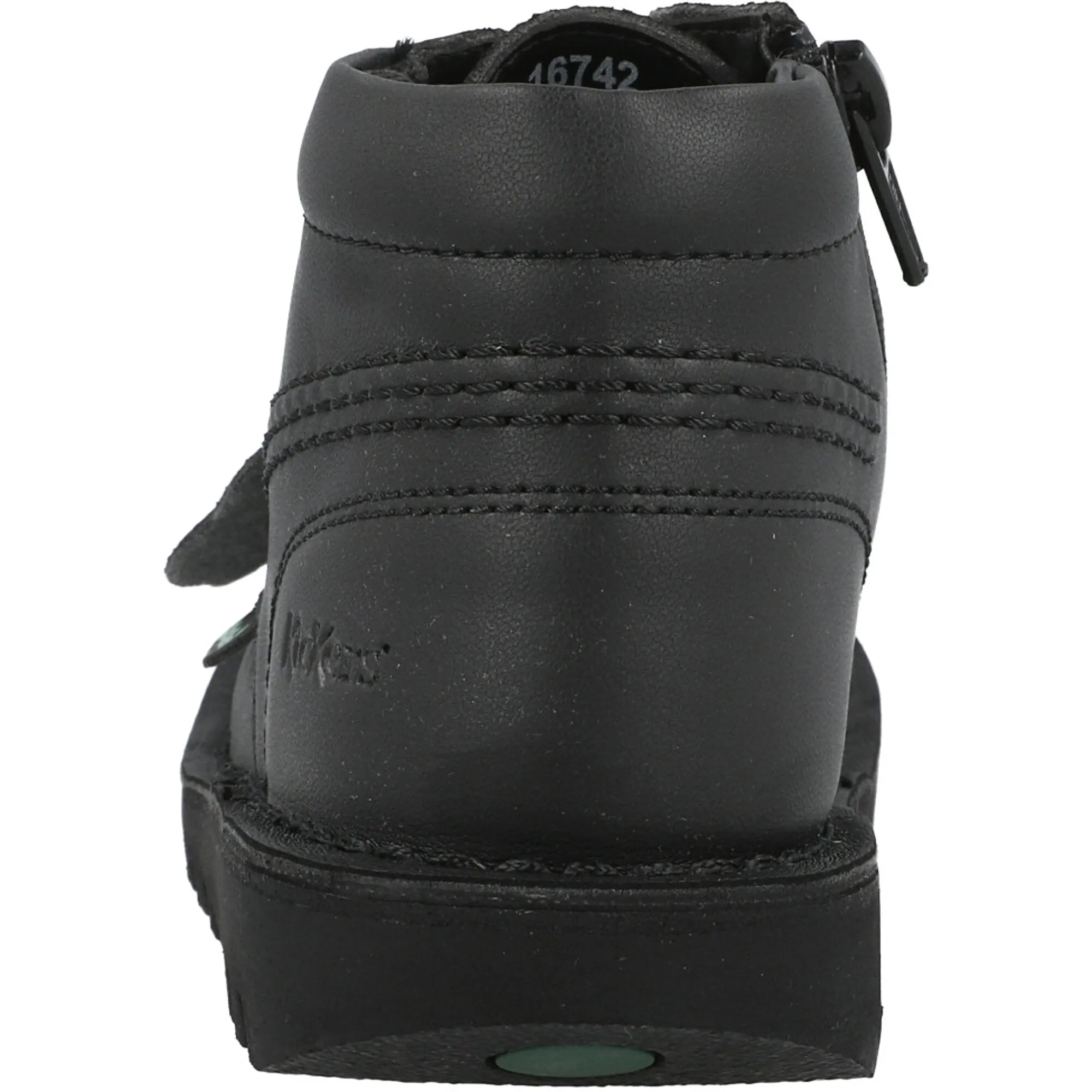 Kickers Kick Hi Vegan Black Ankle Boots