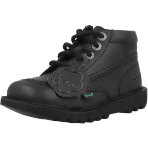 Kickers Kick Hi Vegan Black Ankle Boots