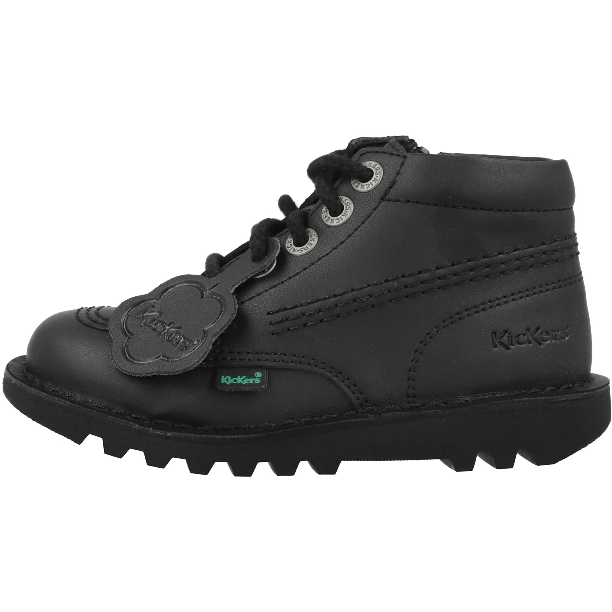 Kickers Kick Hi Vegan Black Ankle Boots