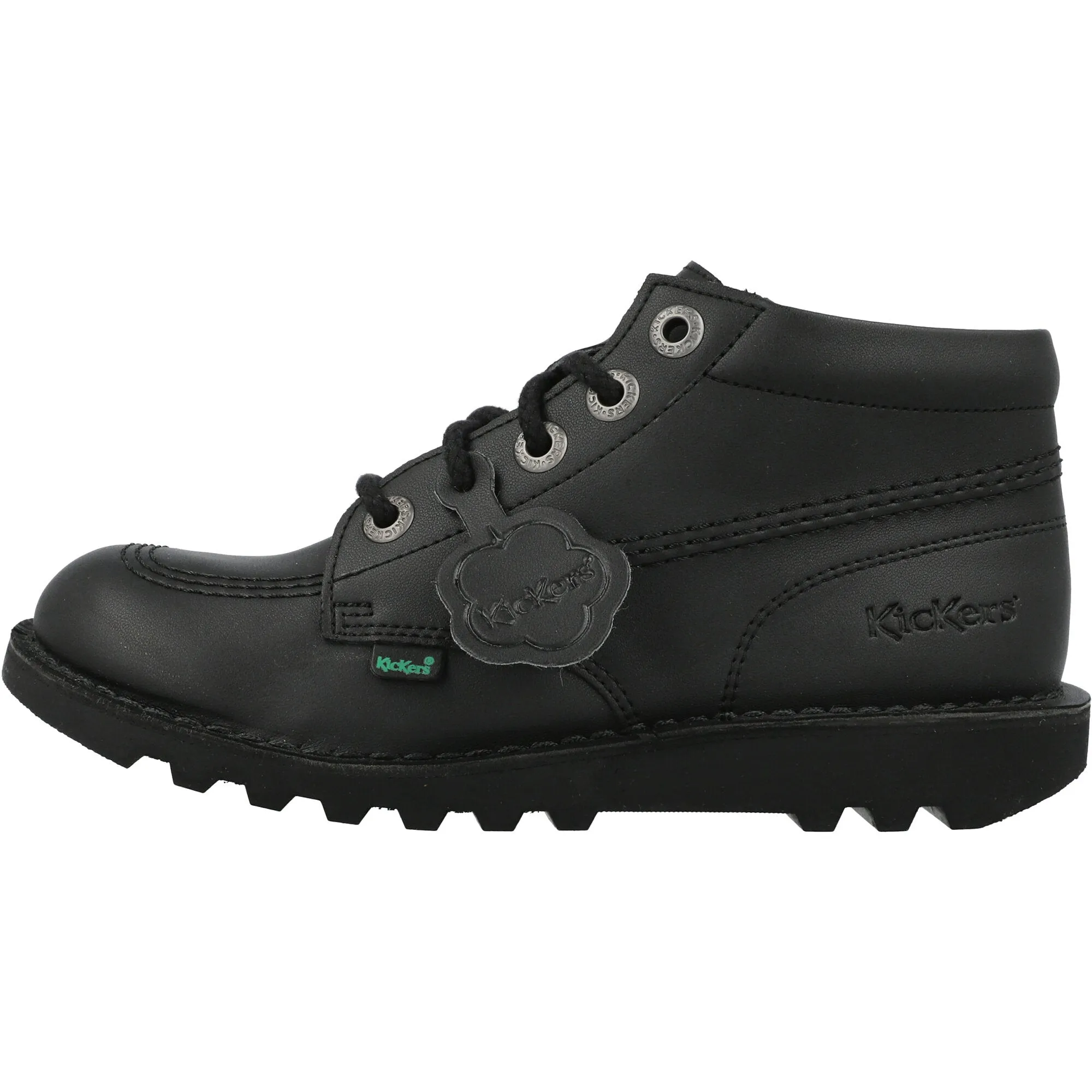 Kickers Vegan Kick Hi Black Ankle Boots