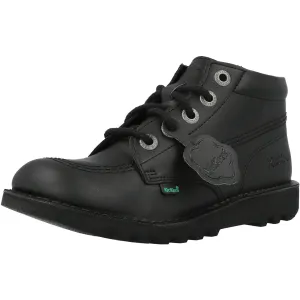 Kickers Vegan Kick Hi Black Ankle Boots