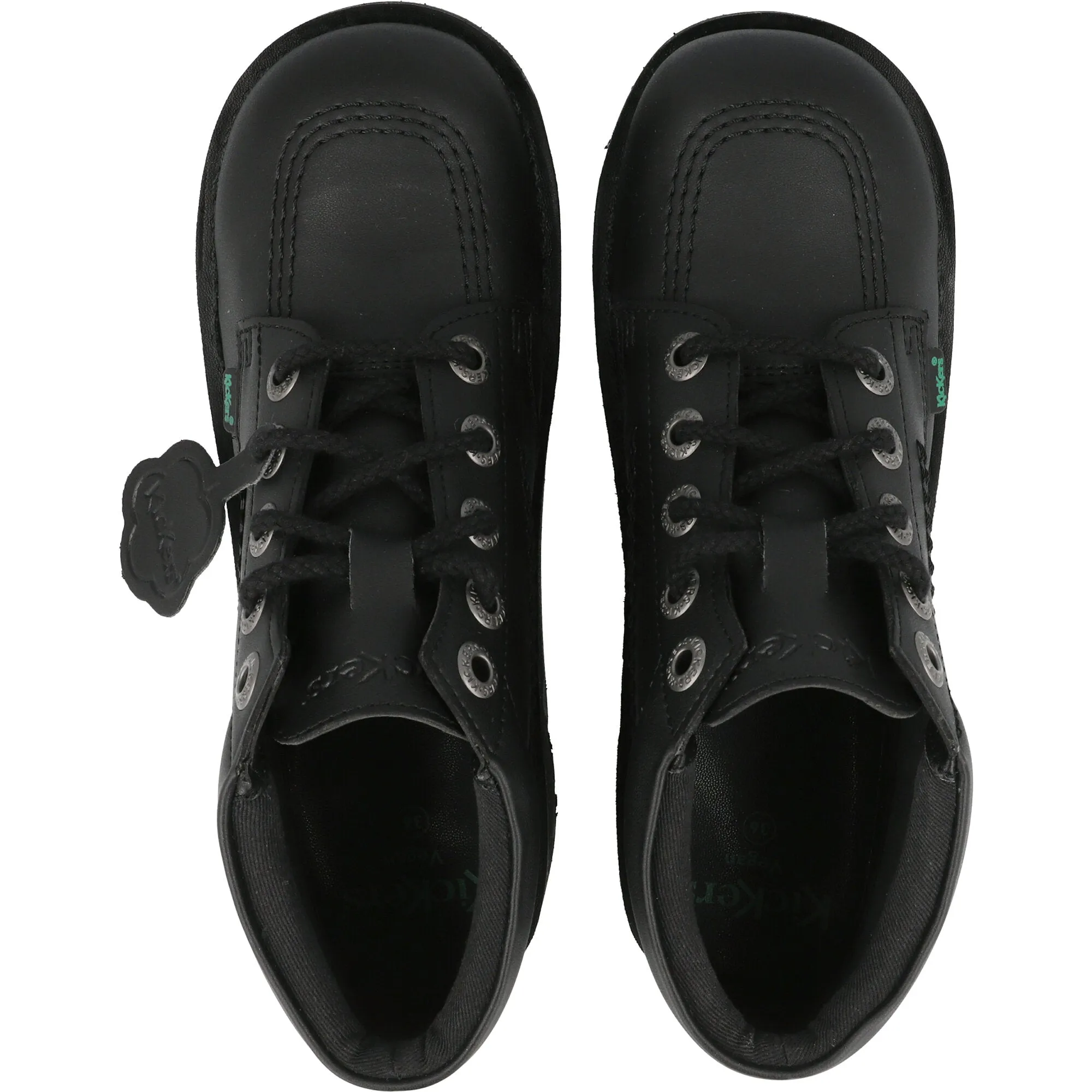 Kickers Vegan Kick Hi Black Ankle Boots