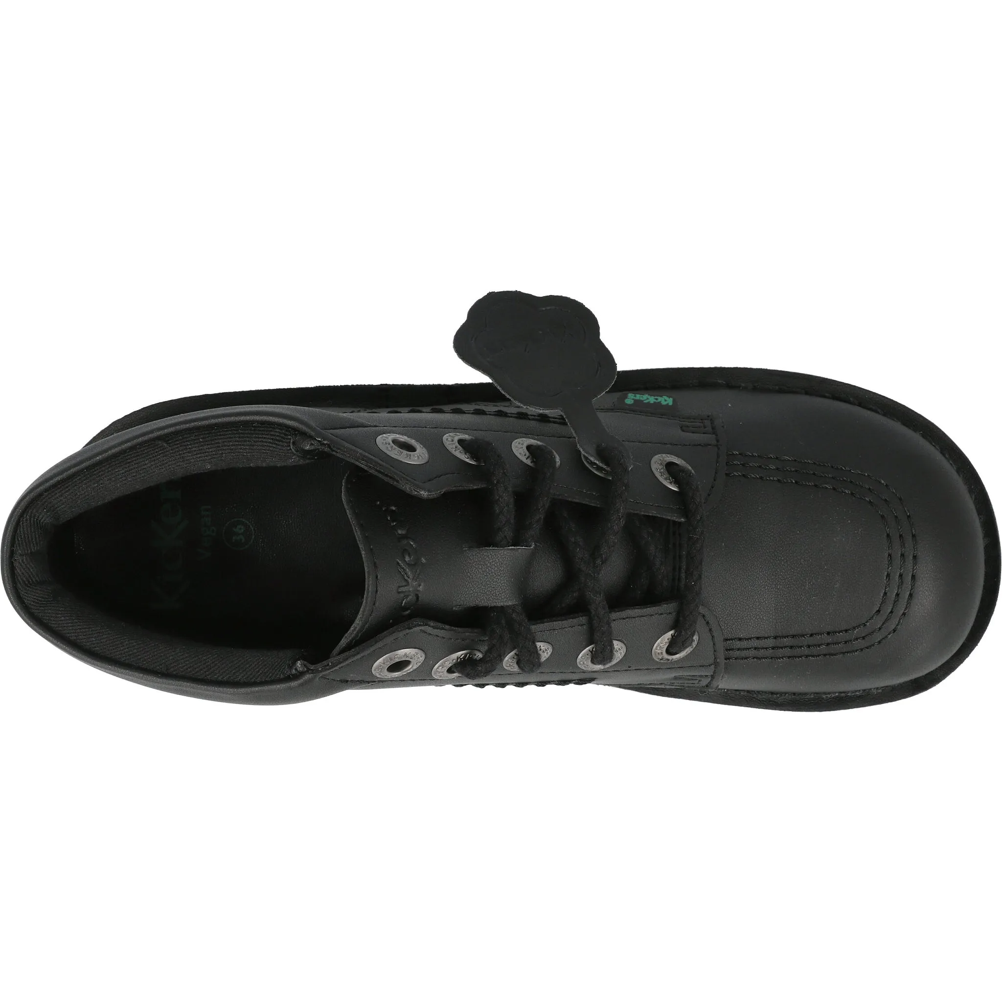 Kickers Vegan Kick Hi Black Ankle Boots
