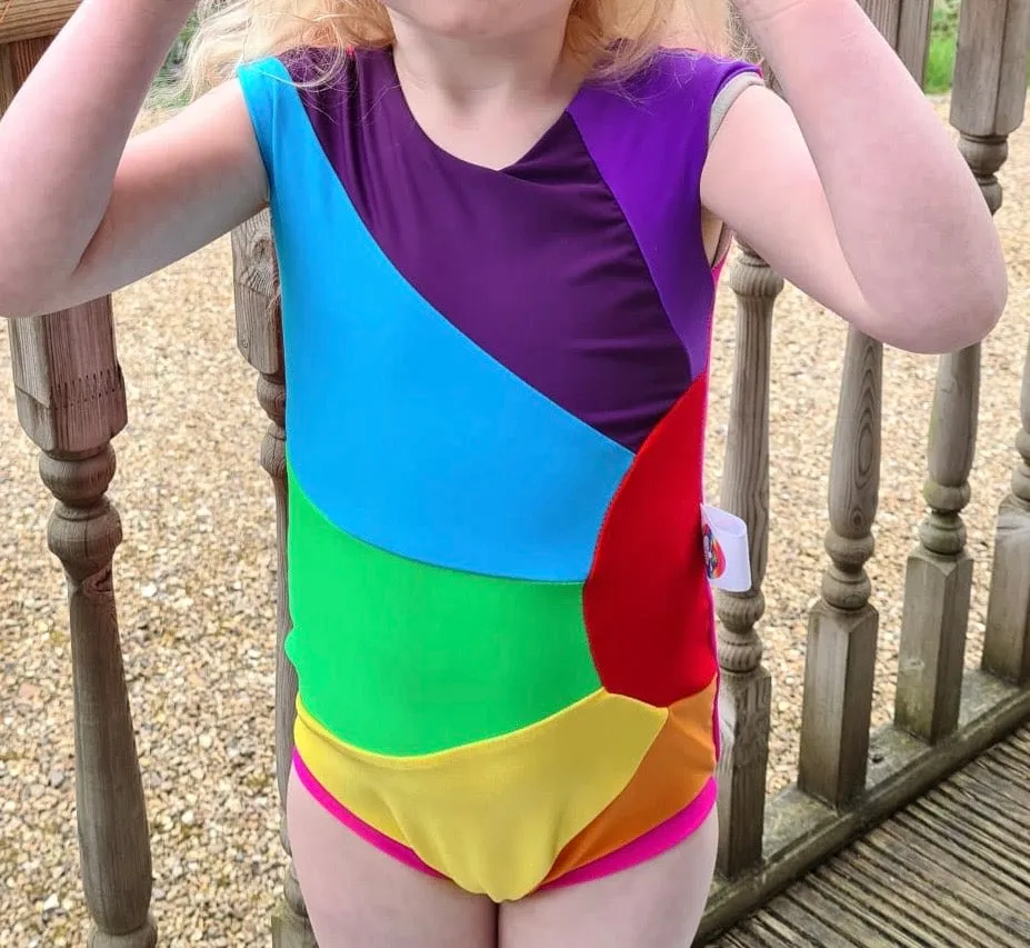 Kids Rainbow Sun Swimsuit