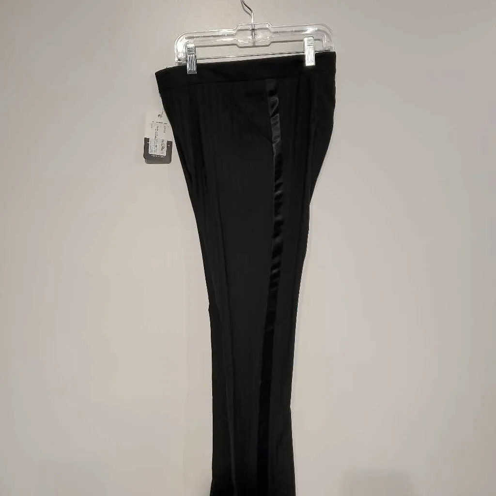 LeCheval Black Striped Formal Jods with Suede(25 1/4W, 29INS)