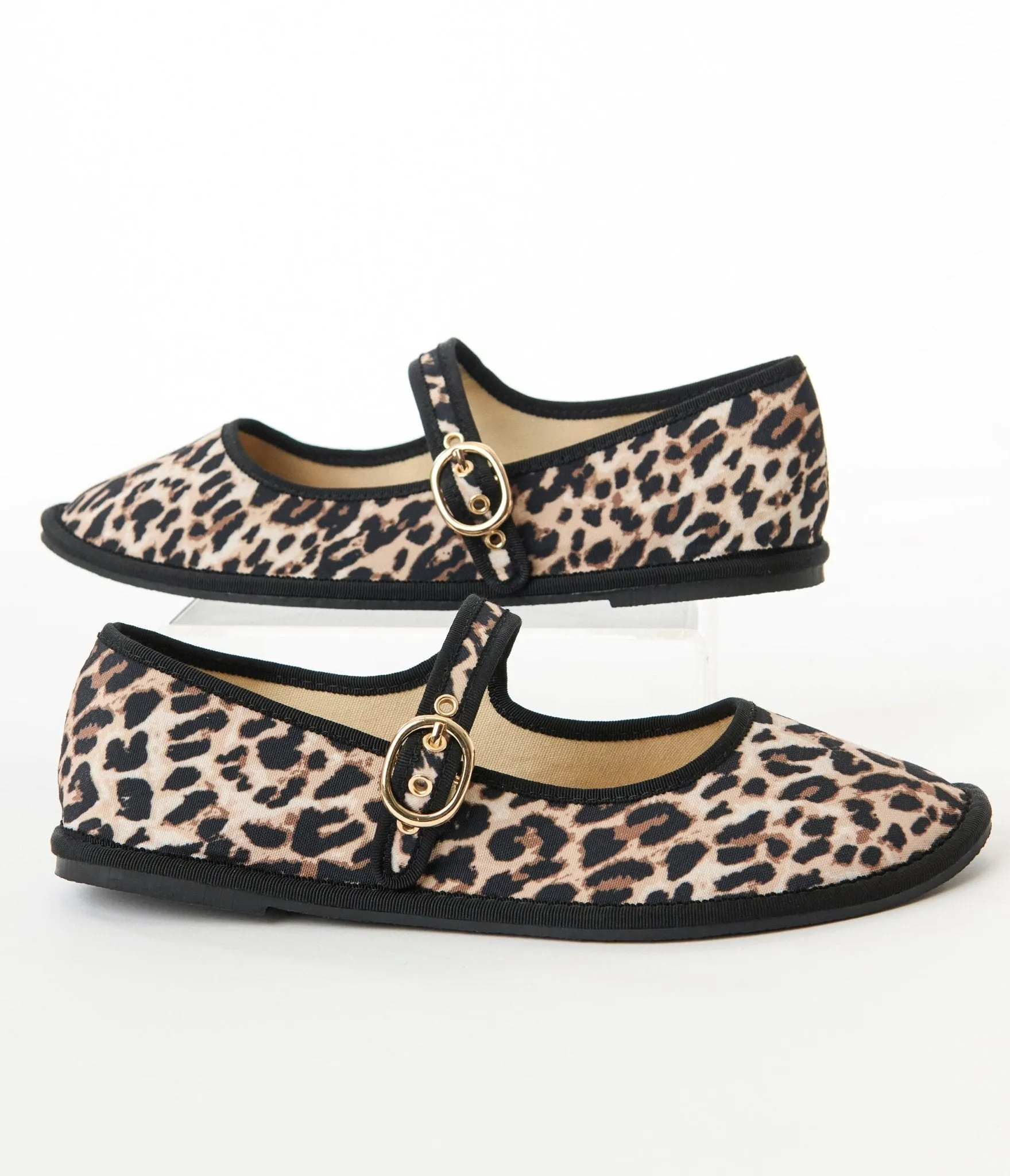 Leopard Print Flats