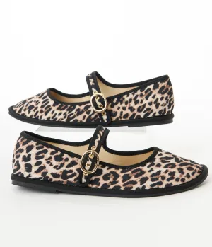 Leopard Print Flats