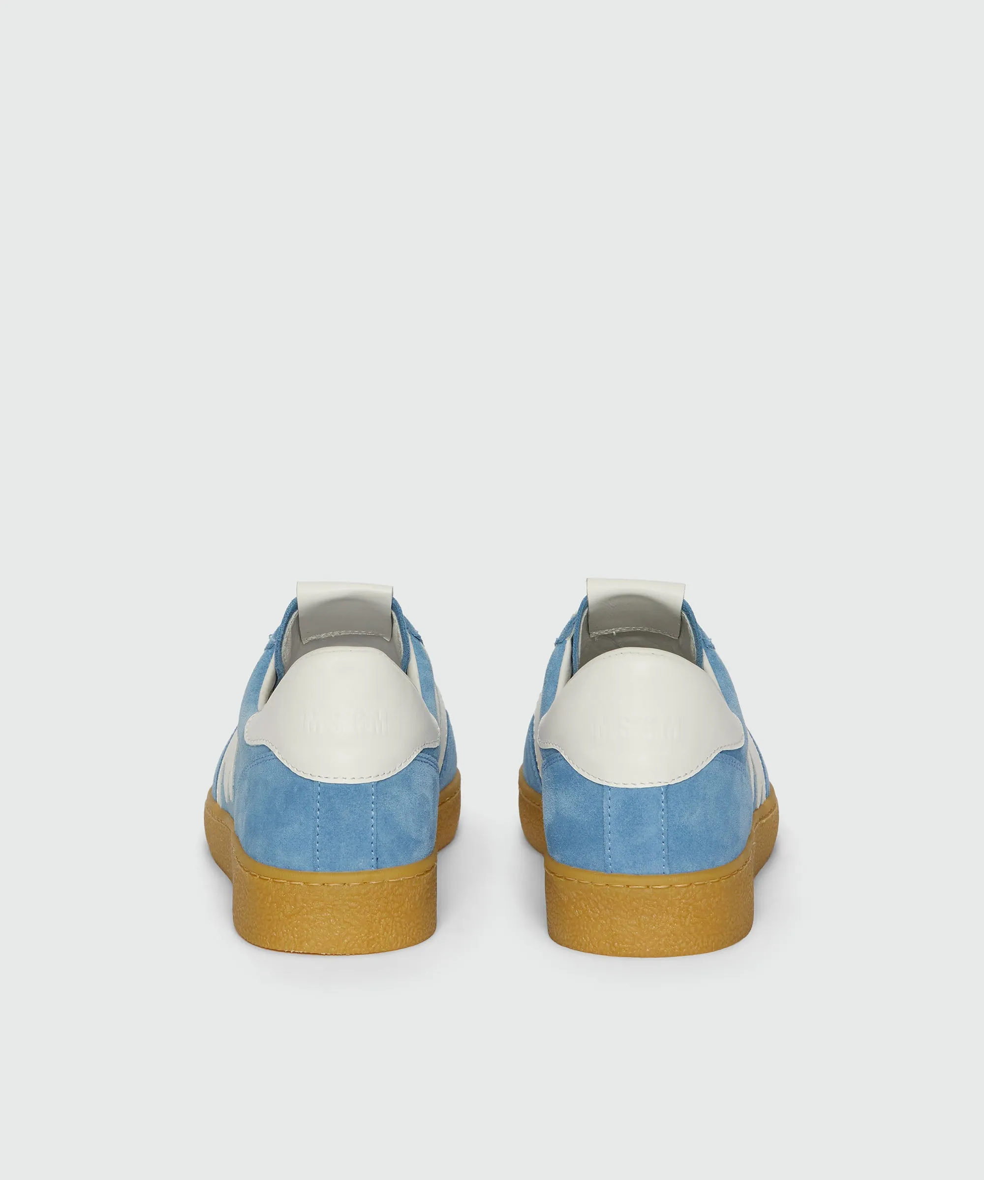 Light blue Retrò Trainer sneakers in "TheMwave" suede