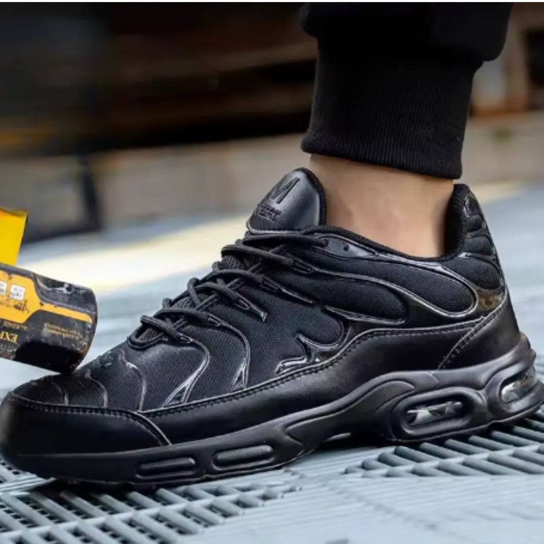 Lightweight Non Slip Laced Safety Sneakers For Men