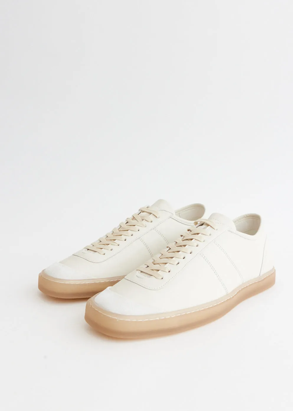 Linoleum Basic Laced Up Trainers