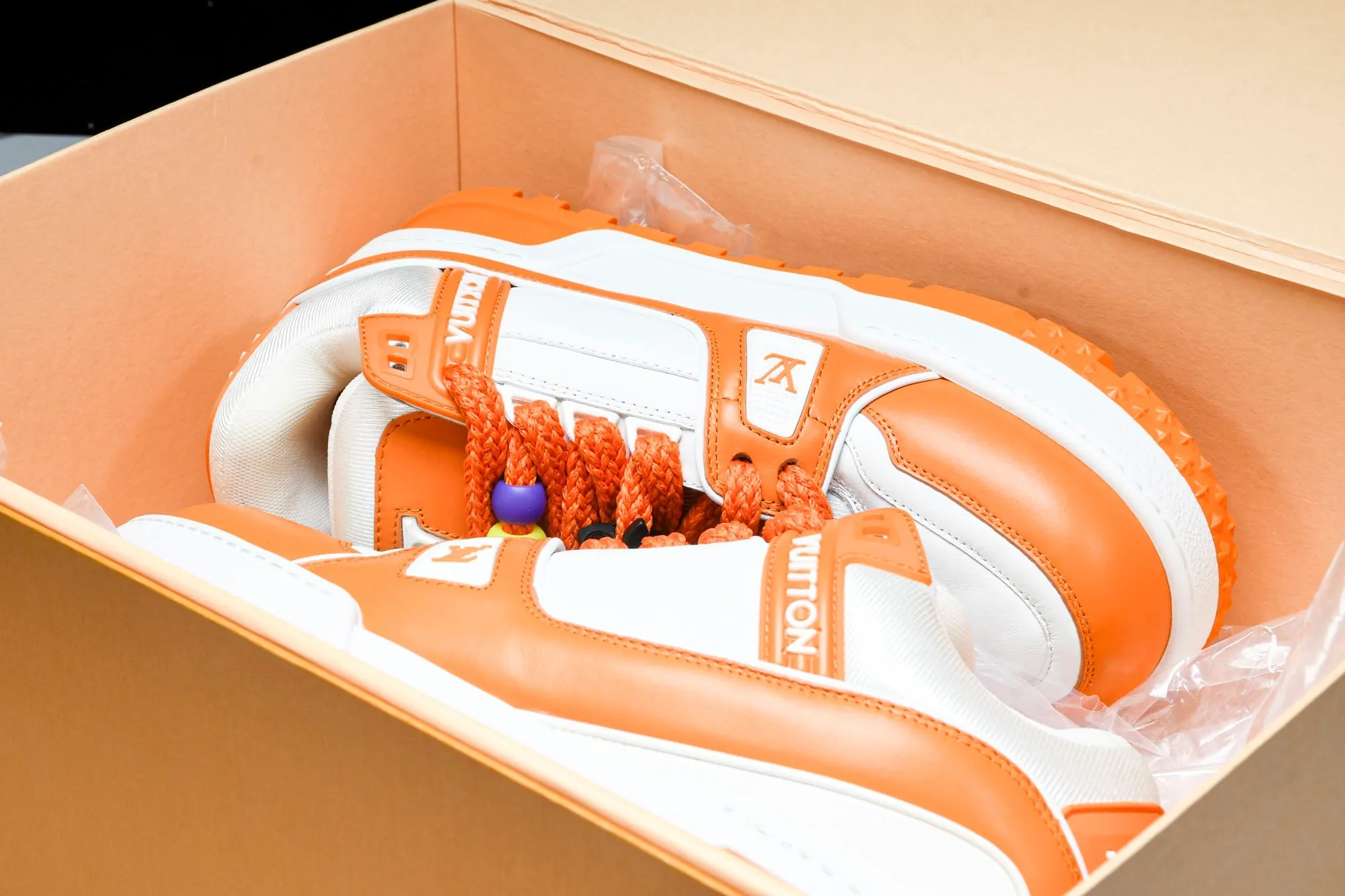 Louis Vuittоп Trainer Maxi 'Orange White'