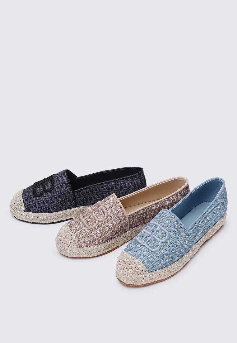 Maci Comfy Espadrilles In Black