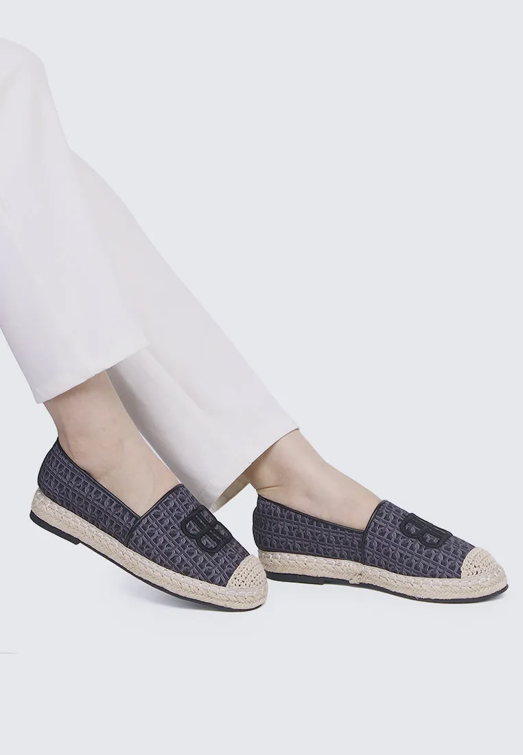 Maci Comfy Espadrilles In Black