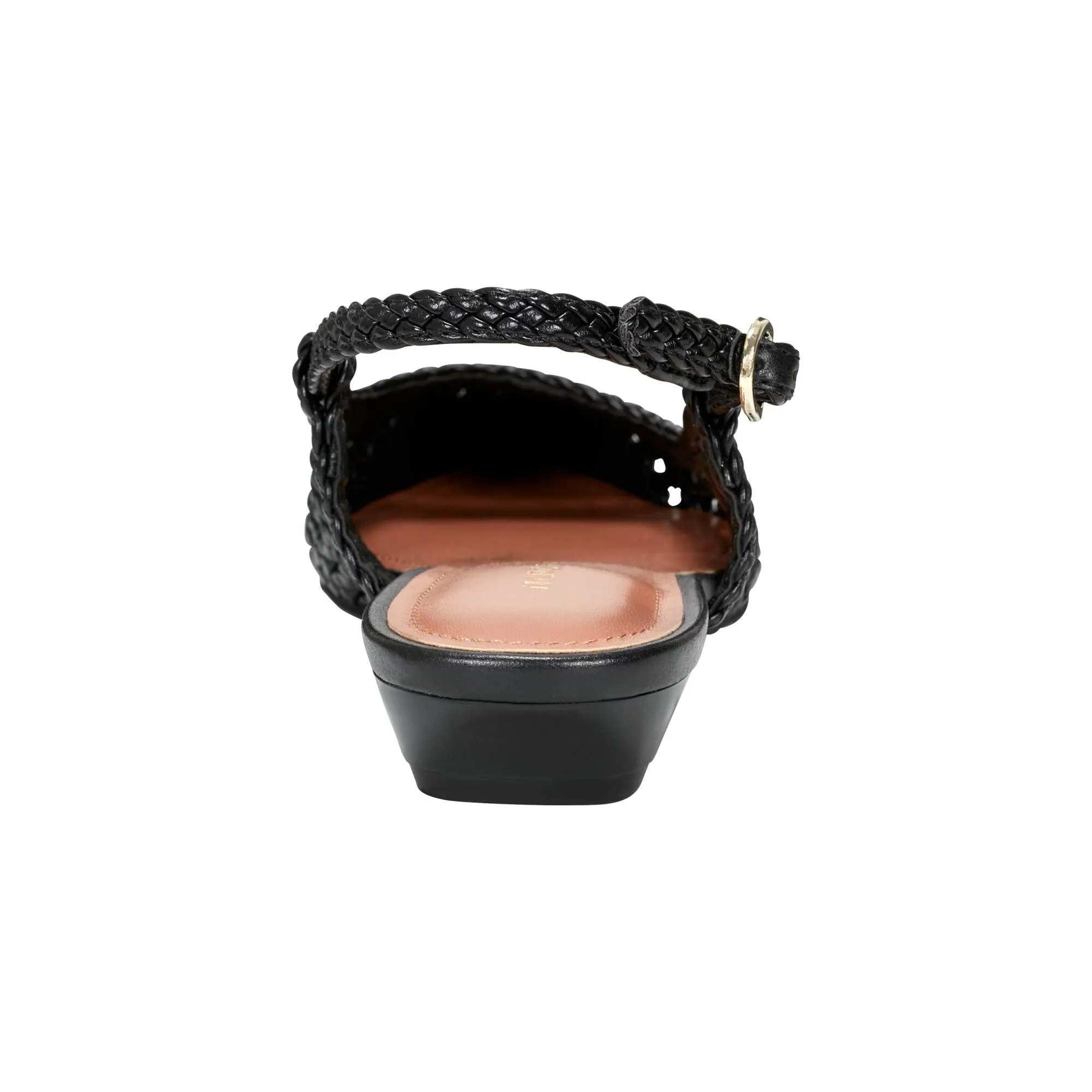 Marc Fisher Women's Kelysa Black/Ft Woven Fez Nappa Pt M