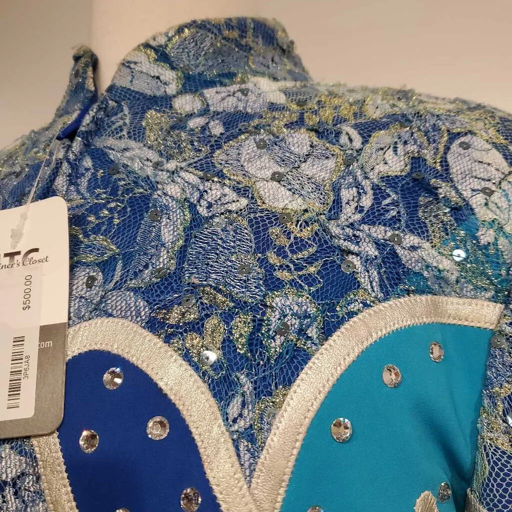 Marsha De Arriaga Blue Western Coat