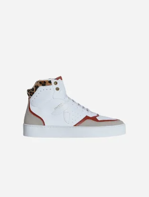 Mateo Women's Biosourced & Recycled High-Top Sneakers | Leopard