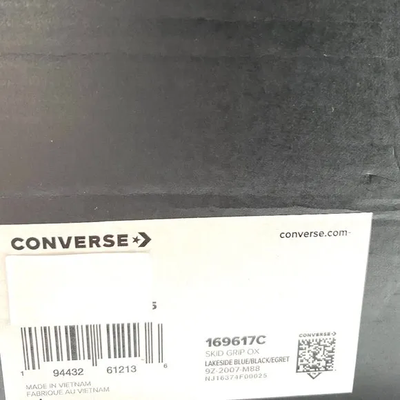💖MEGA SALE💖Converse Blue Nubuck Skid Grip Low Top Suede Men's 10.5 169617C