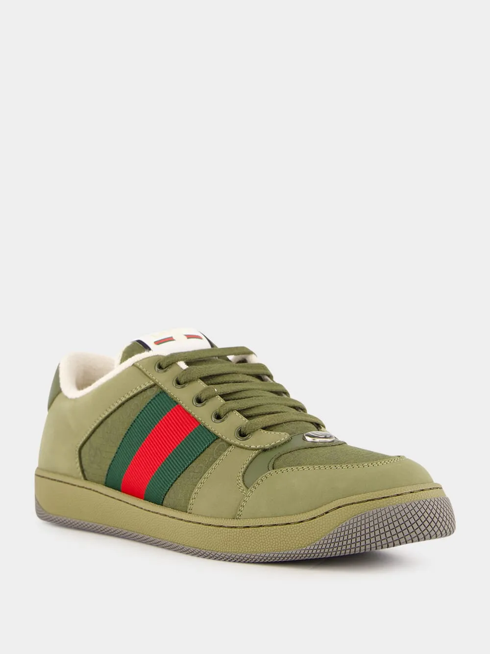 Men's Green GG Screener Sneakers