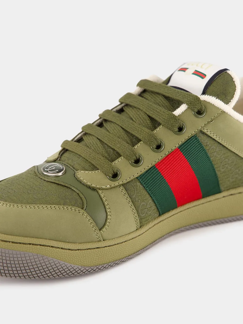 Men's Green GG Screener Sneakers