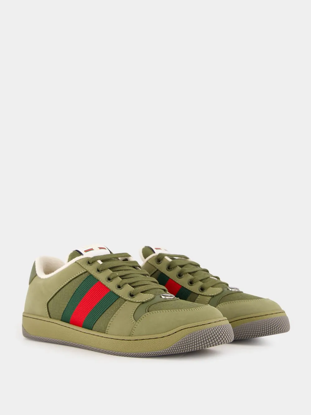 Men's Green GG Screener Sneakers