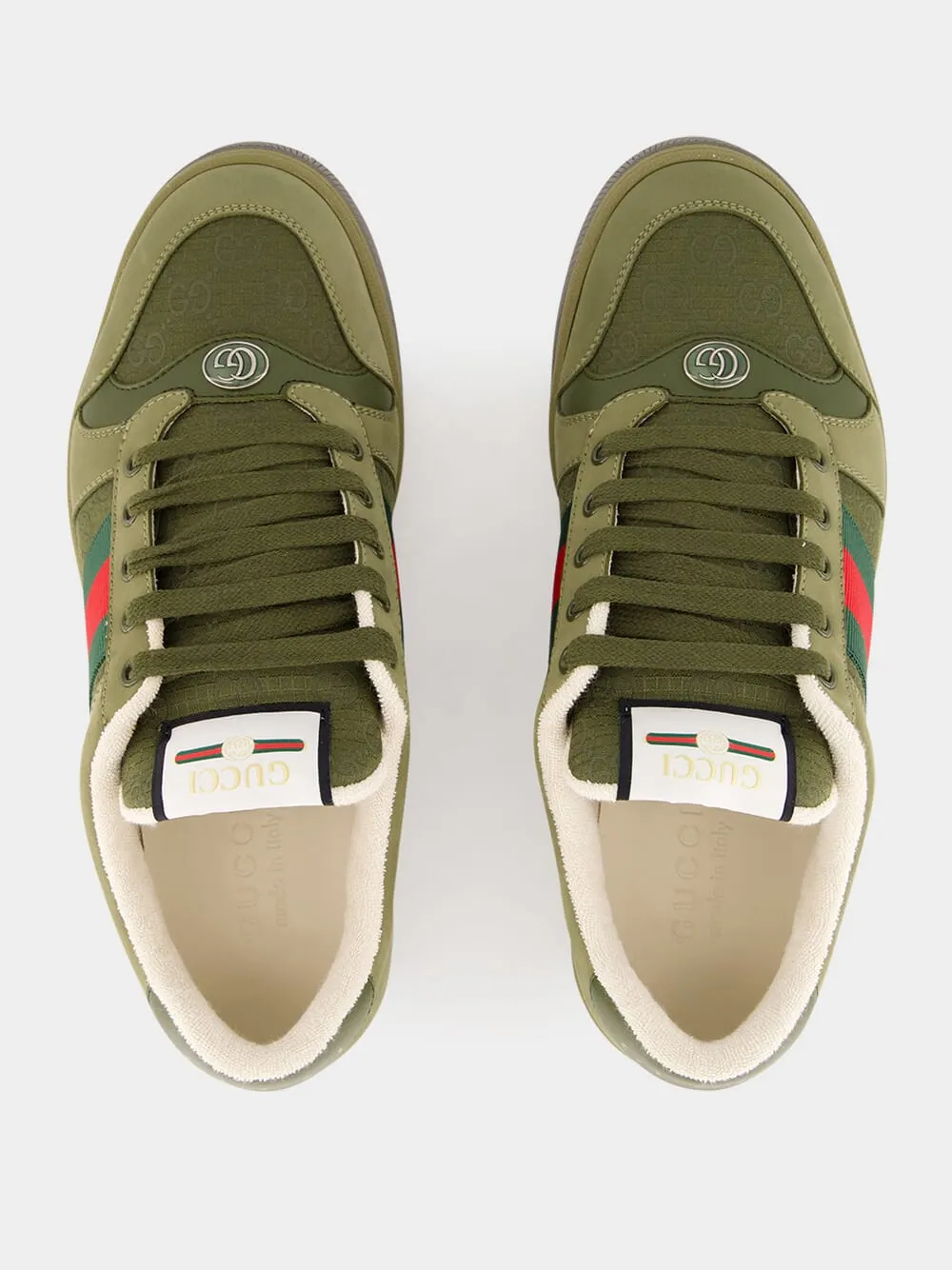 Men's Green GG Screener Sneakers